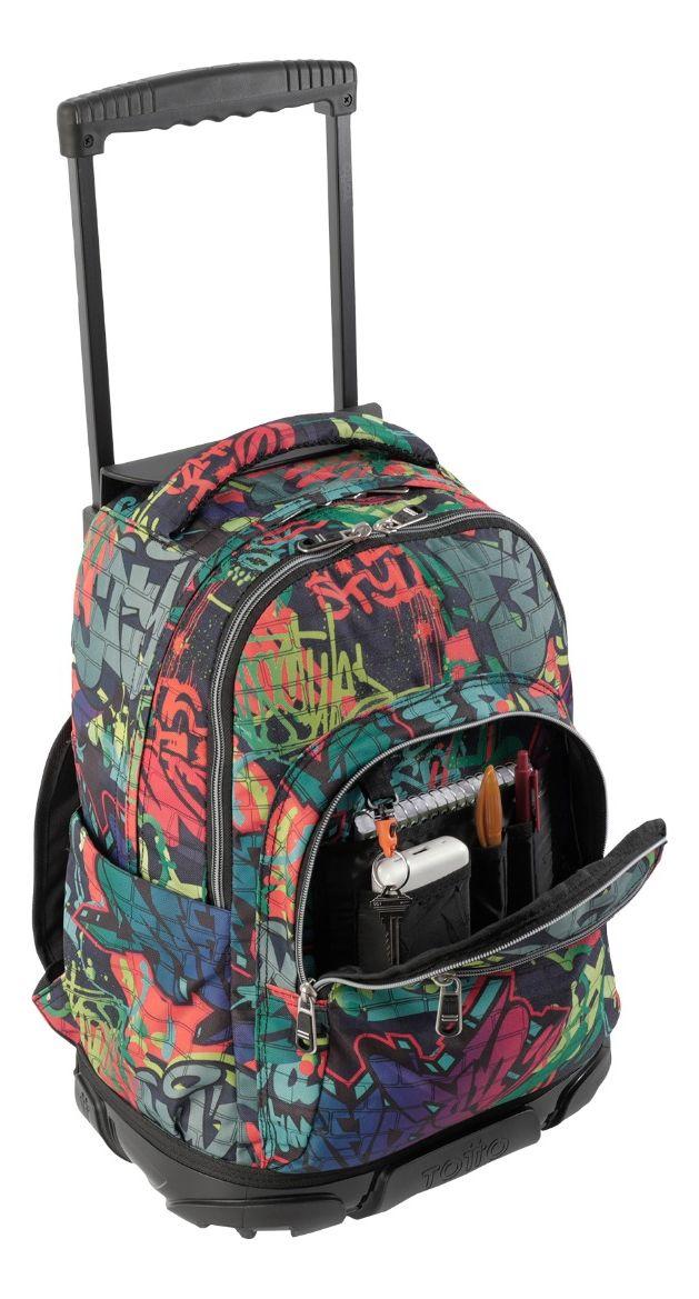 Mochila Ruedas Totto RPET Grande Notebook 15.4" Escolar Niño-5