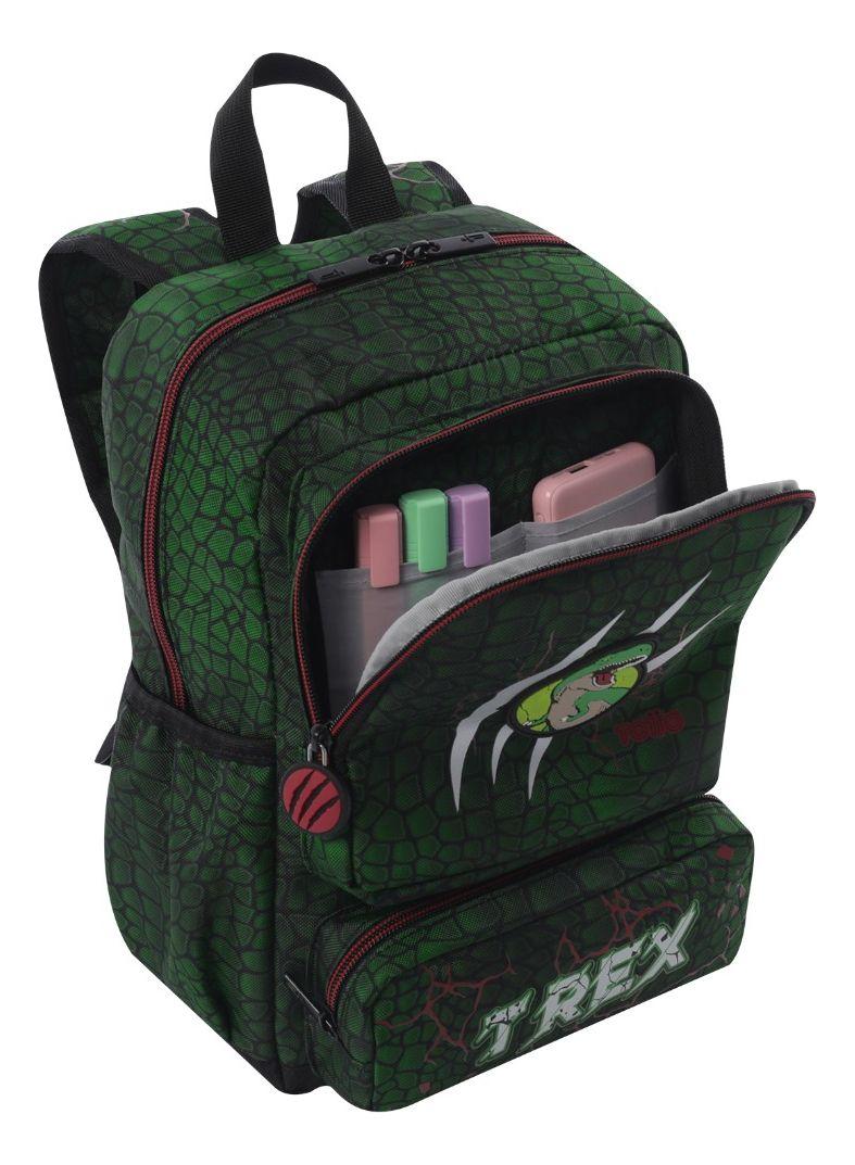 Mochila Infantil Escolar Totto Rpet Para Niño S Dino Rex-3