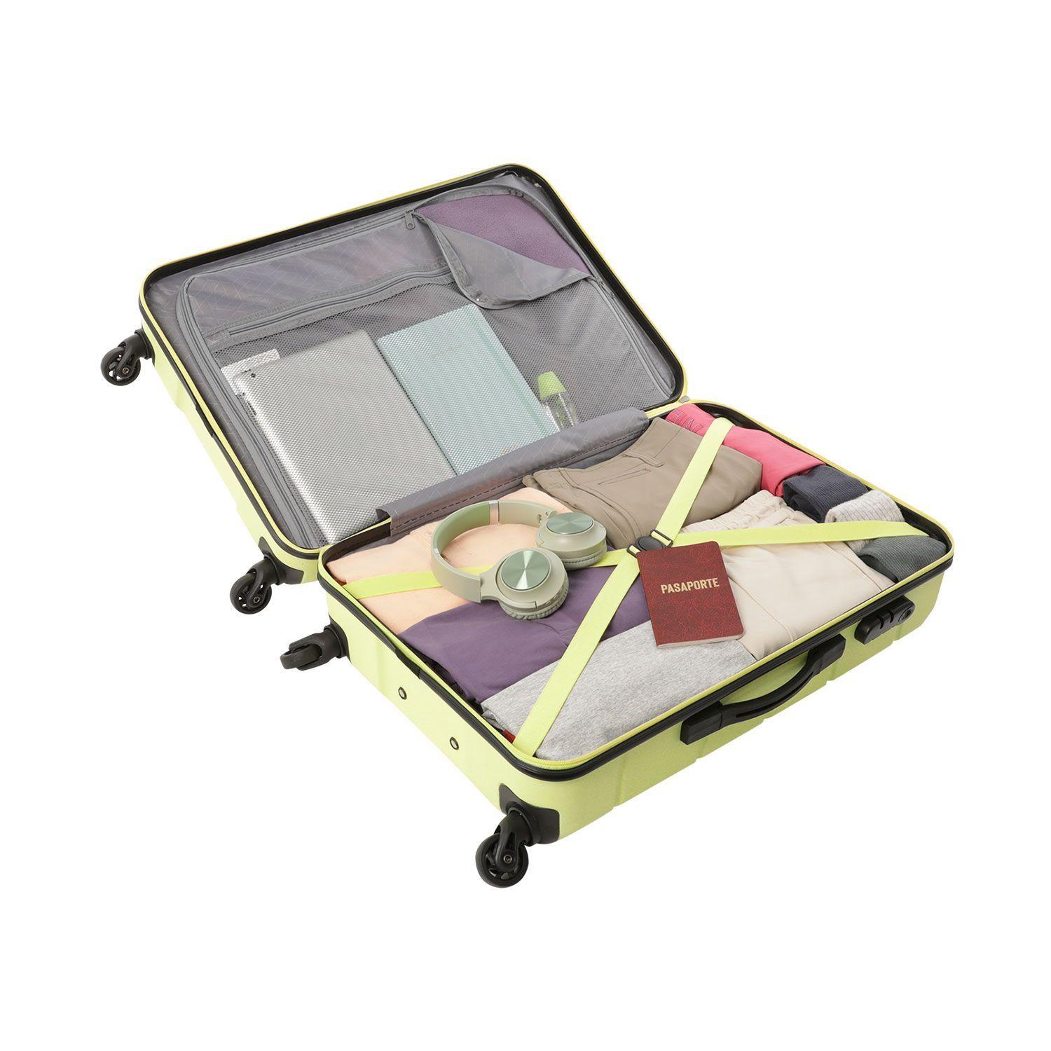 Maleta de Viaje Mediana 23 Kg 360 Rayatta Amarillo Totto-3