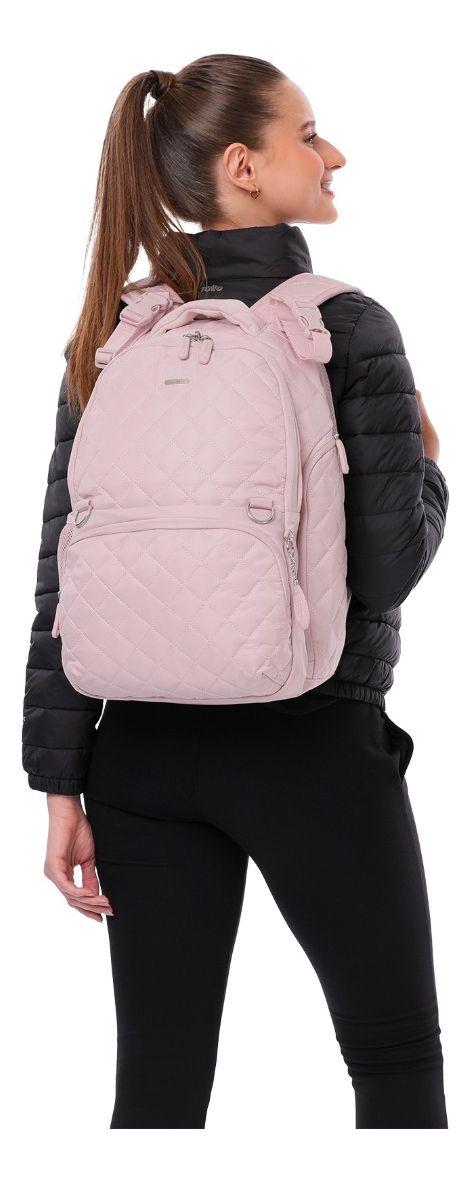 Mochila Maternal Babybao Totto Pañalera Grande Rosado Mujer-7