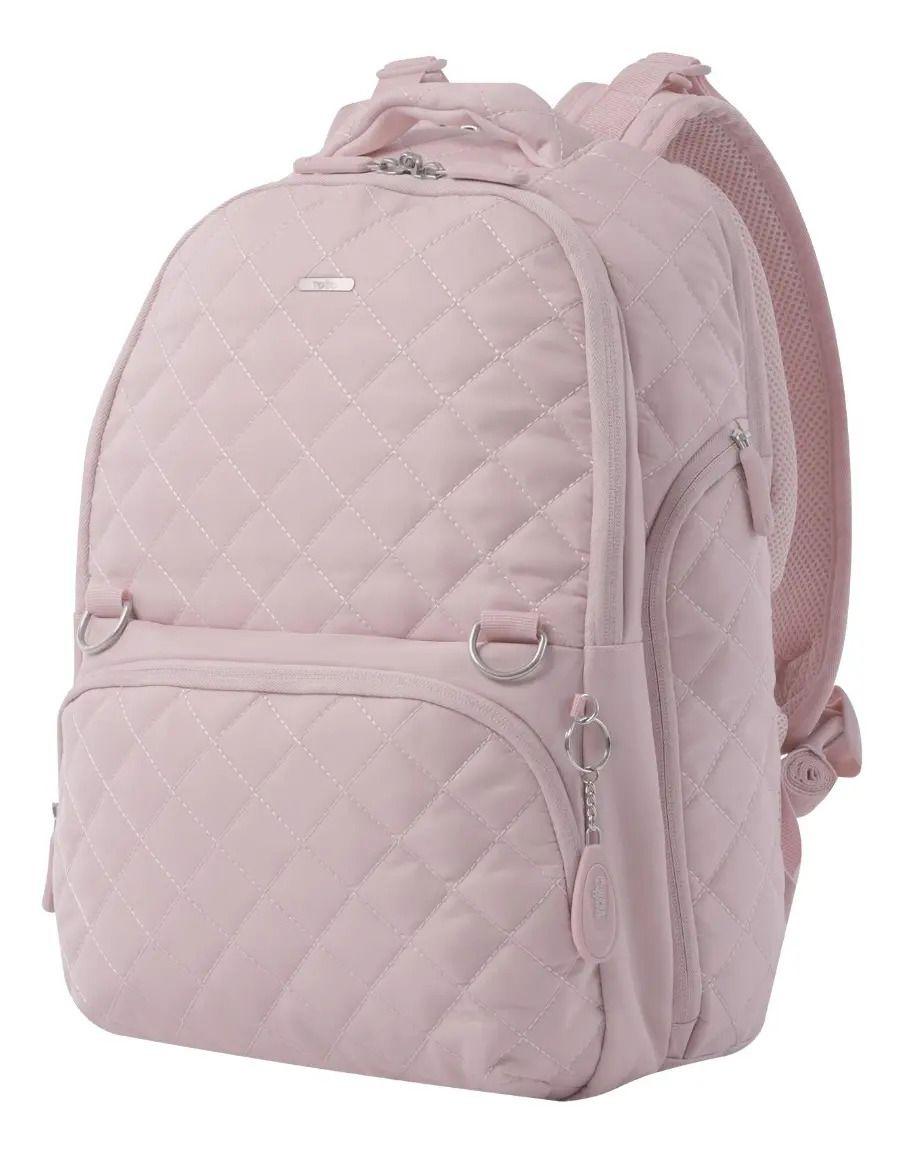 Mochila Maternal Babybao Totto Pañalera Grande Rosado Mujer-1
