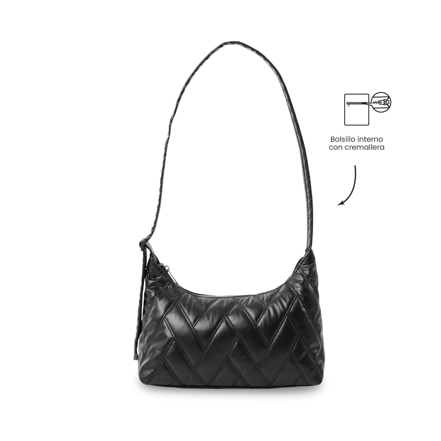 Bolso para Mujer Savanha tipo Crossbody Pequeño Negro-3