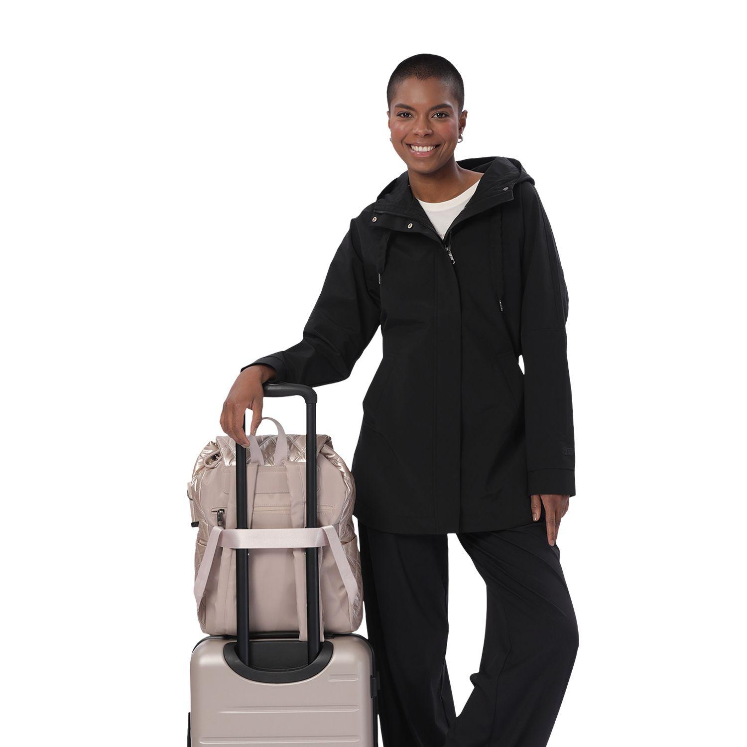 Mochila Universitario Savanha Porta PC 13" Beige Mujer-5