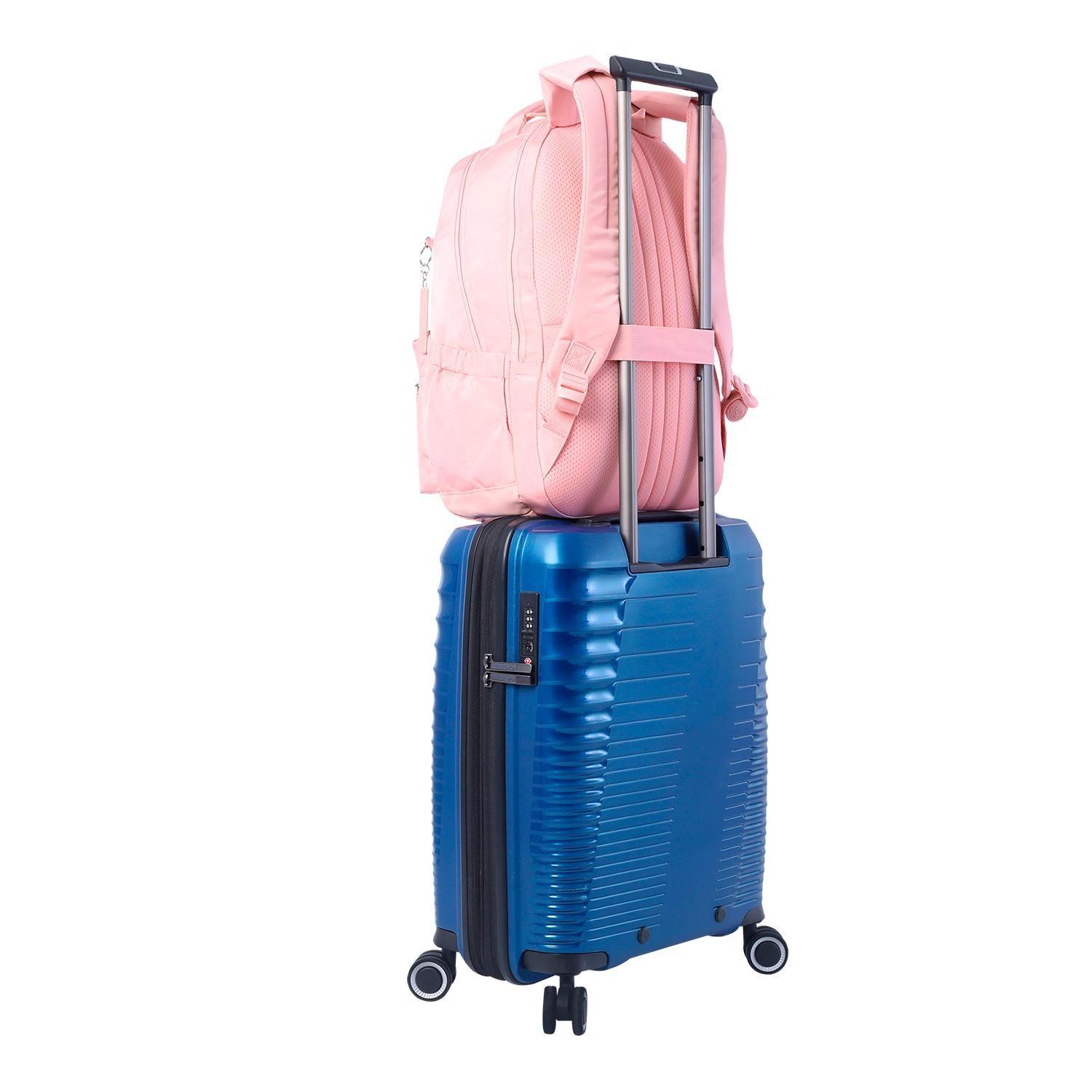 Mochila Urbana Comfort Rosado Mujer-7