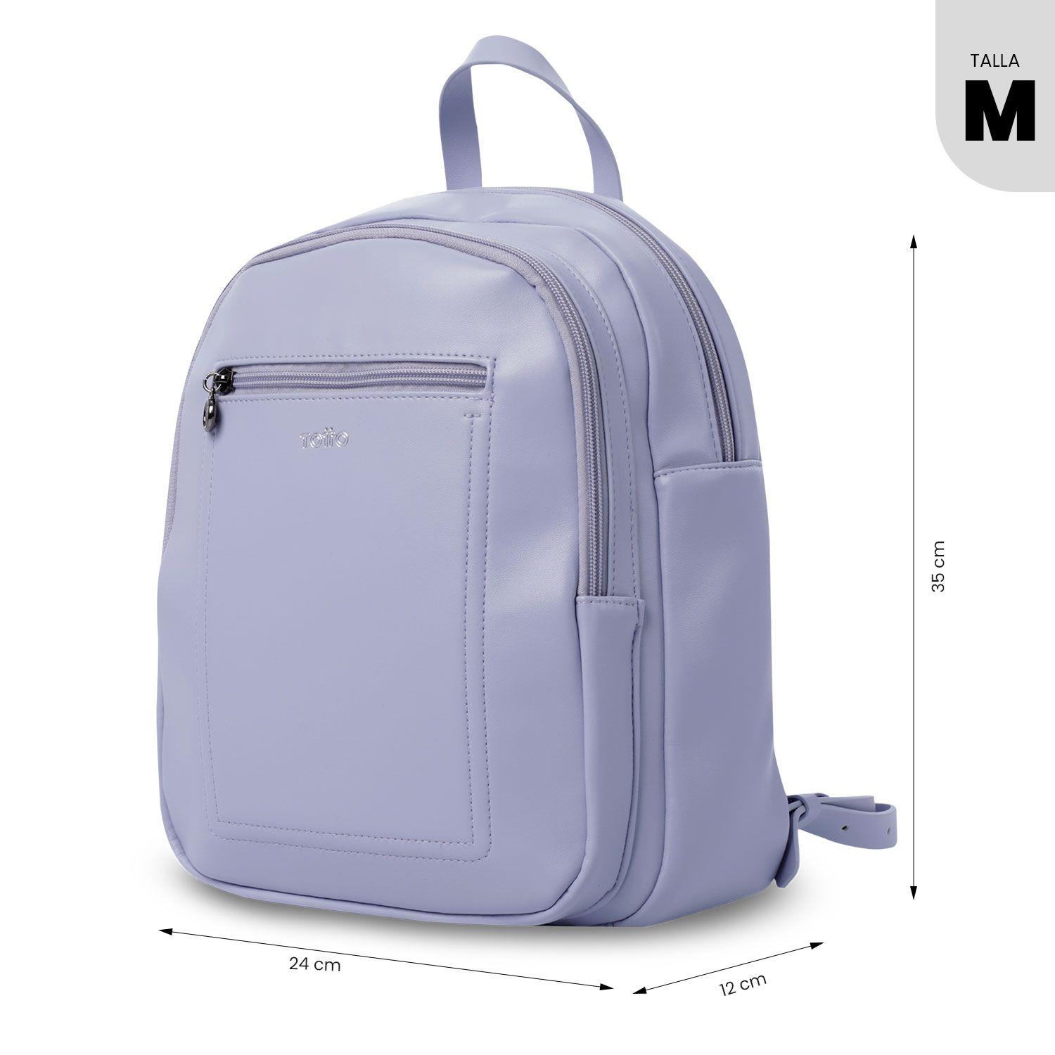 Mochila Universitaria Style 2 Morada Mujer Totto-2
