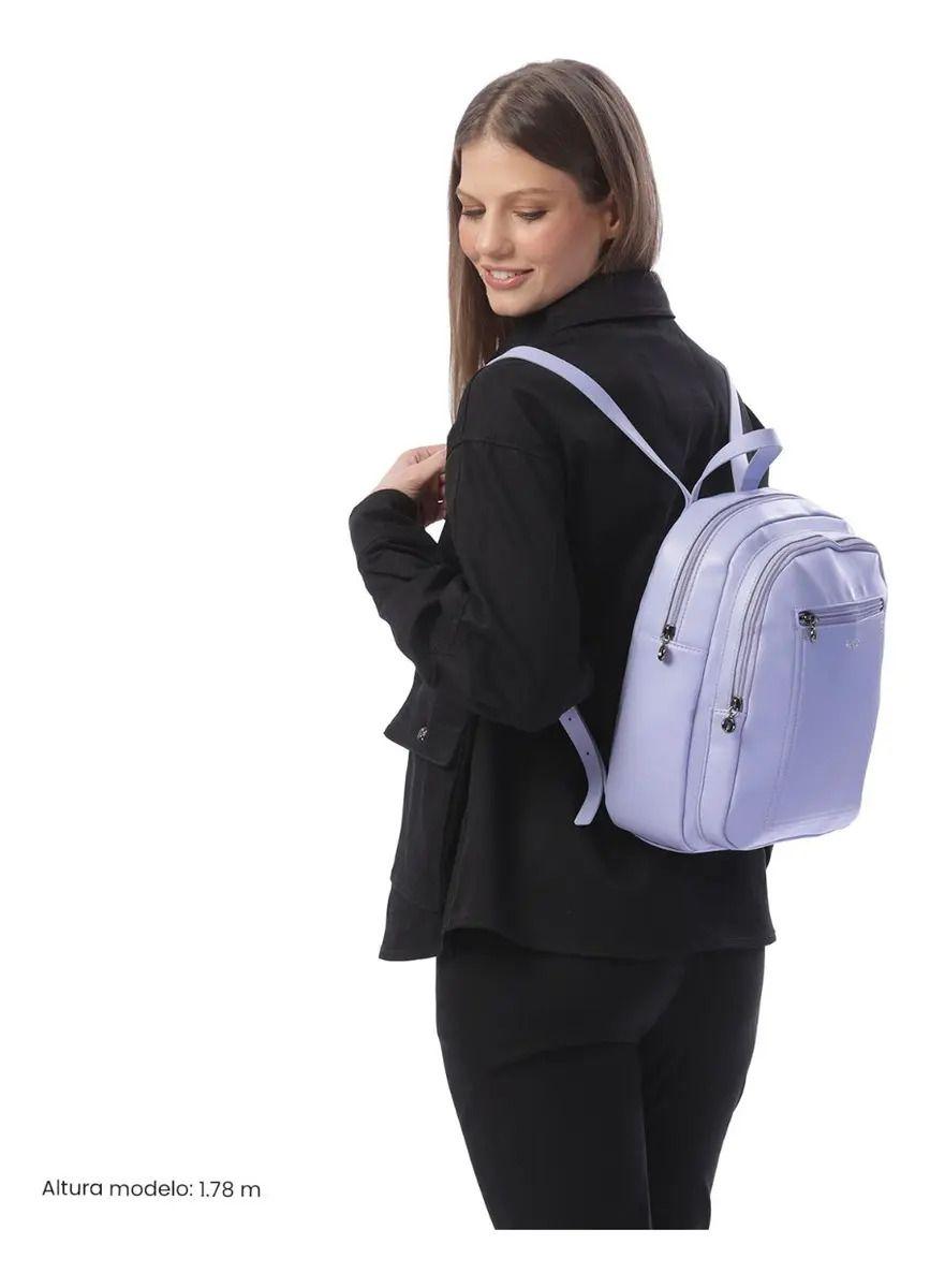 Mochila Universitario Style 2 Morado Mujer-1