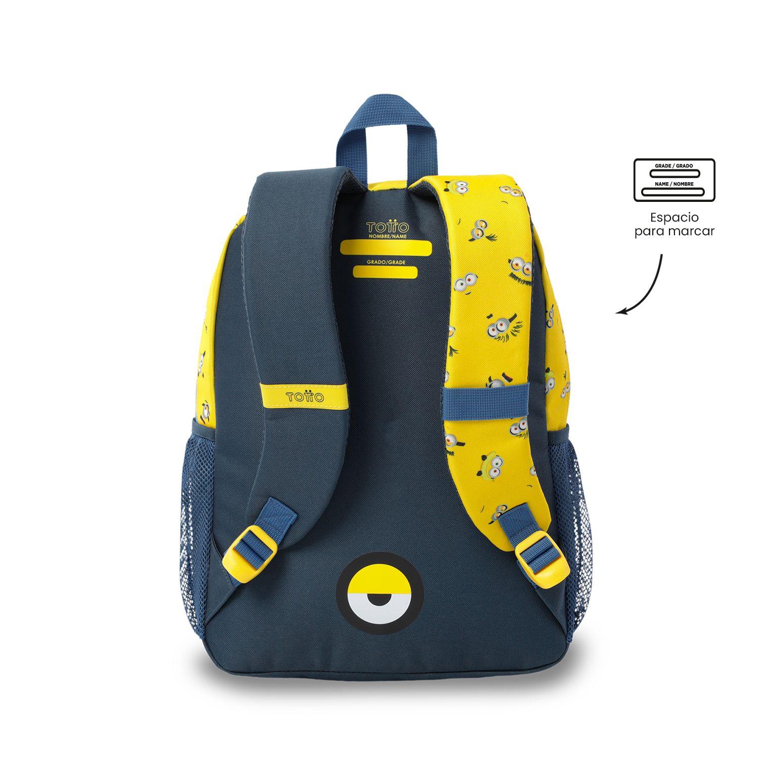 Mochila para Niño Banana Minions Mediano color Azul-3
