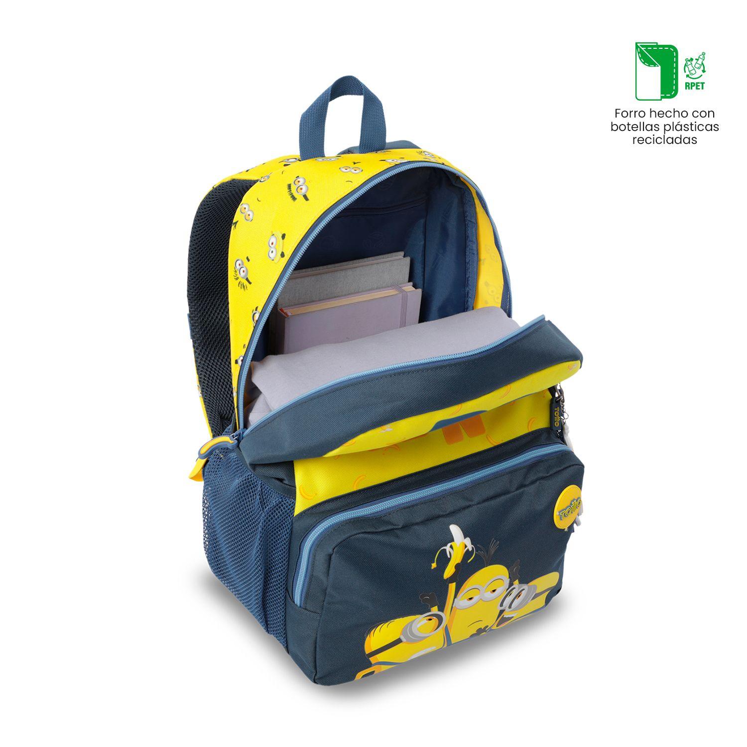 Mochila para Niño Banana Minions Mediano color Azul-4