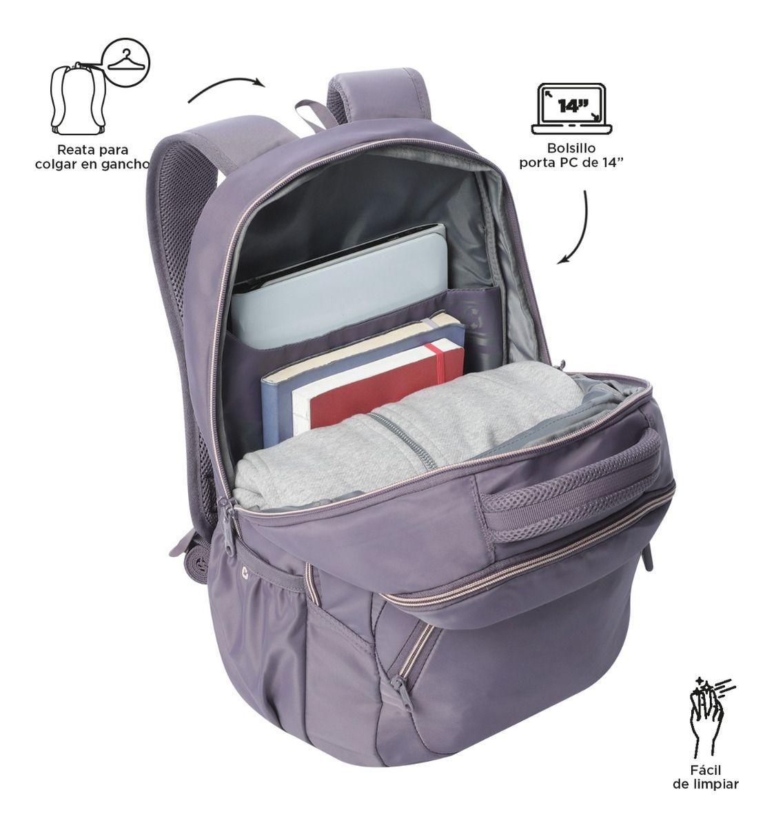 Mochila Notebook Totto Ejecutiva Urbana Mujer Classic Rpet-3