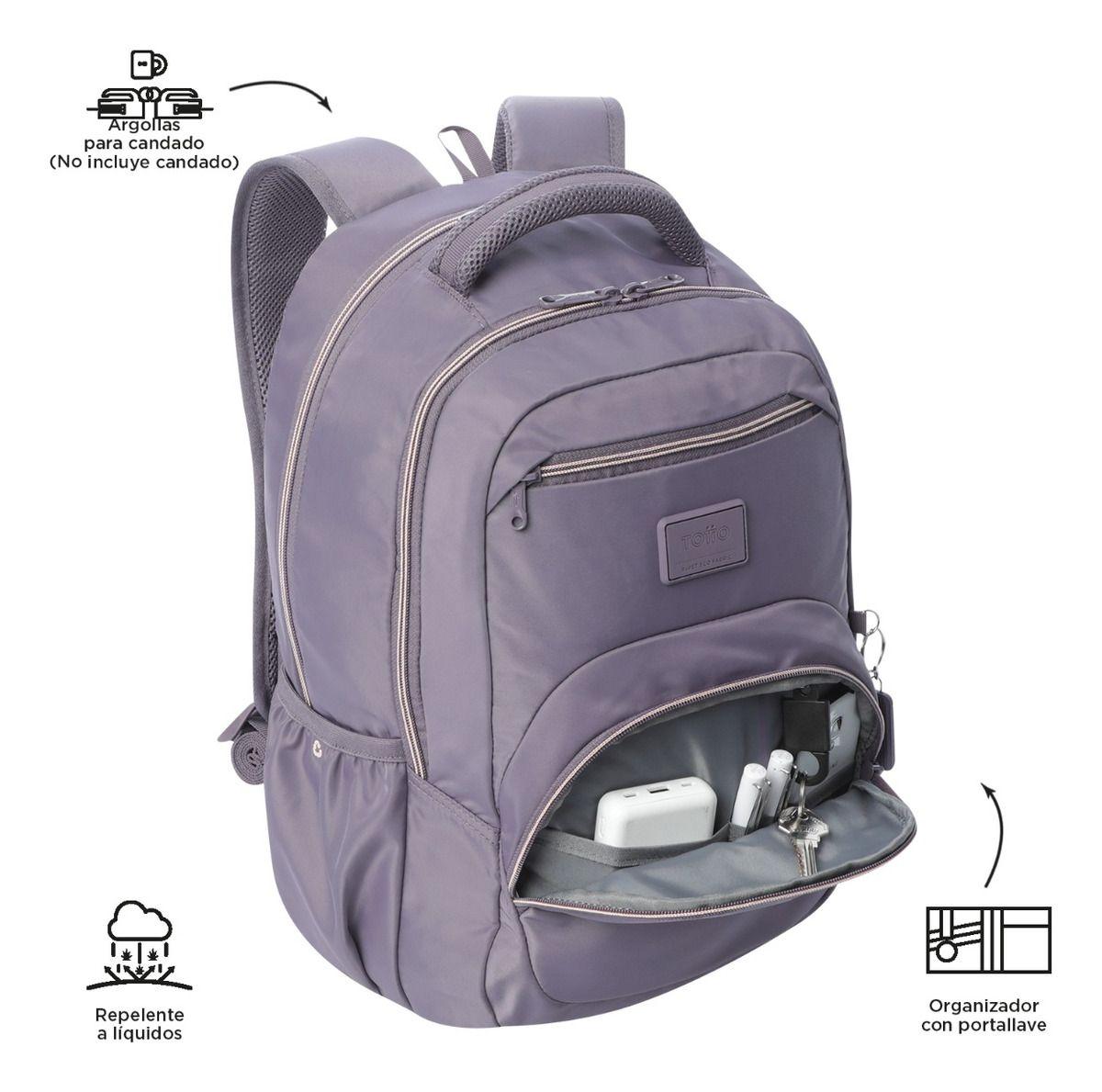 Mochila Notebook Totto Ejecutiva Urbana Mujer Classic Rpet-4