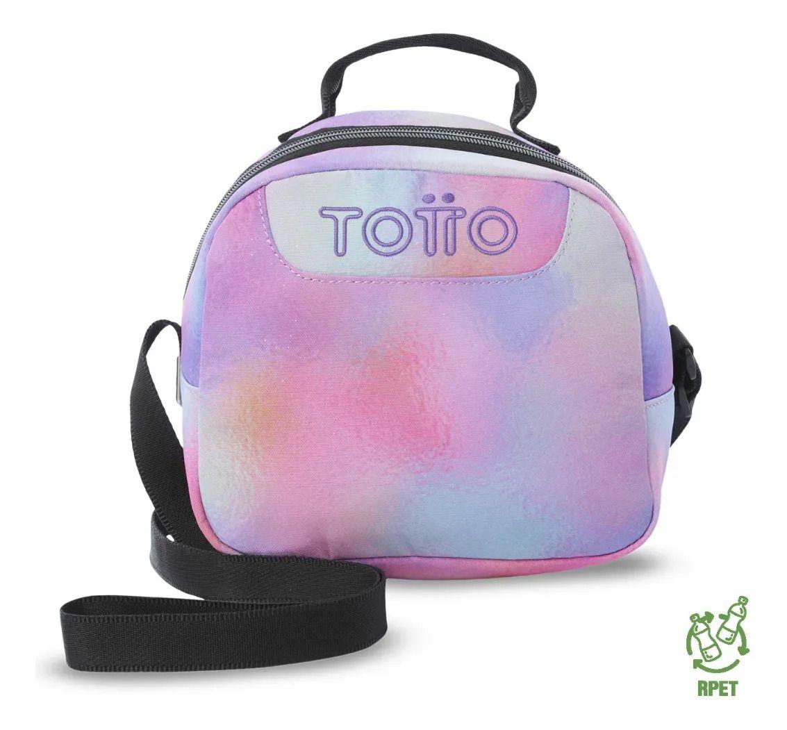 Lonchera Térmica Para Mujer Borrador Glitter Mediano Rosada-0