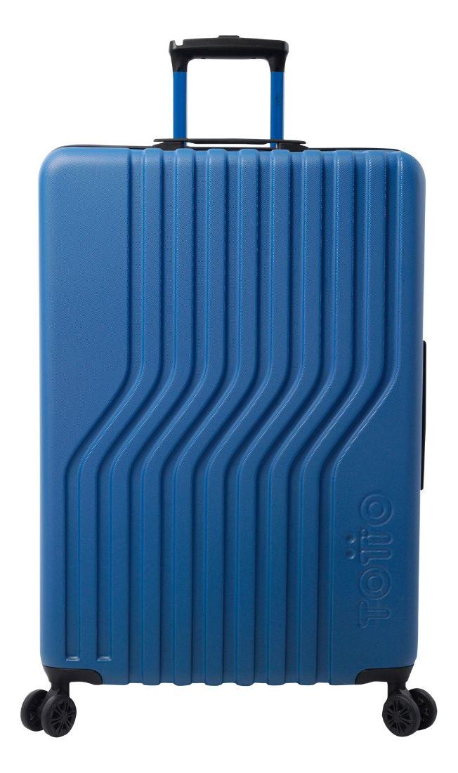 Maleta Totto Nomad Azul Grande Ruedas 360° Amplia y Resistente-0