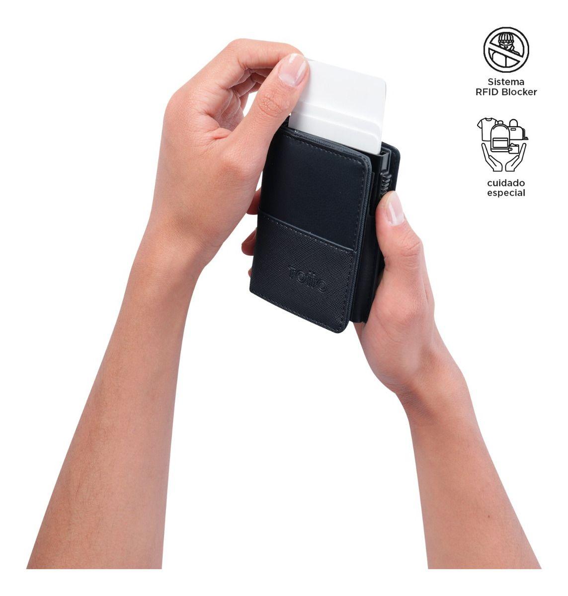 Billetera Tarjetero Rfid Blocker Totto Pequeña Hombre SAF24236-2