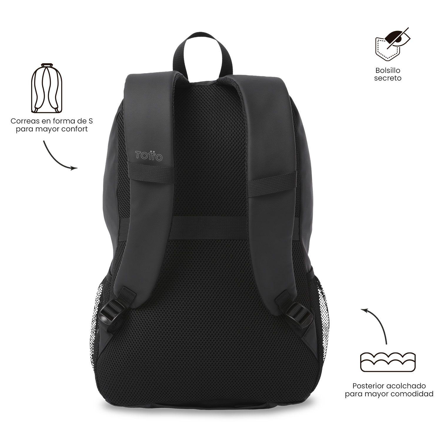 Mochila Universitaria Sprint Porta PC 14" Negro Hombre-3