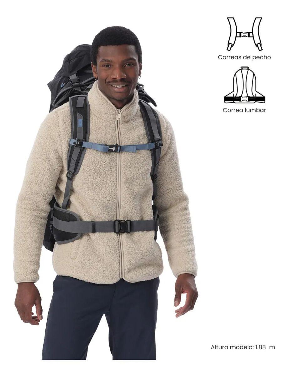 Mochila Outdoor Summit 65 Grande Negro-2