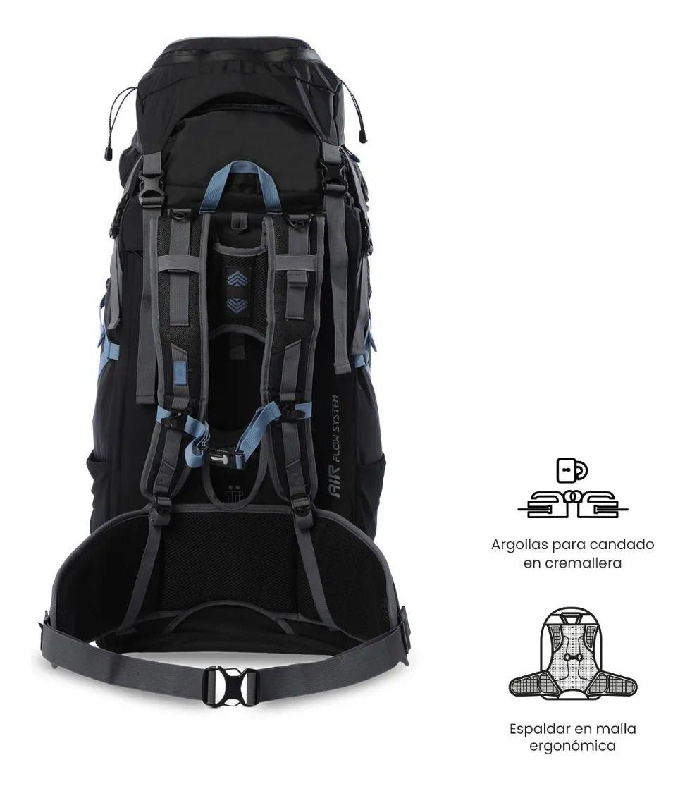 Mochila Outdoor Summit 65 Grande Negro-5