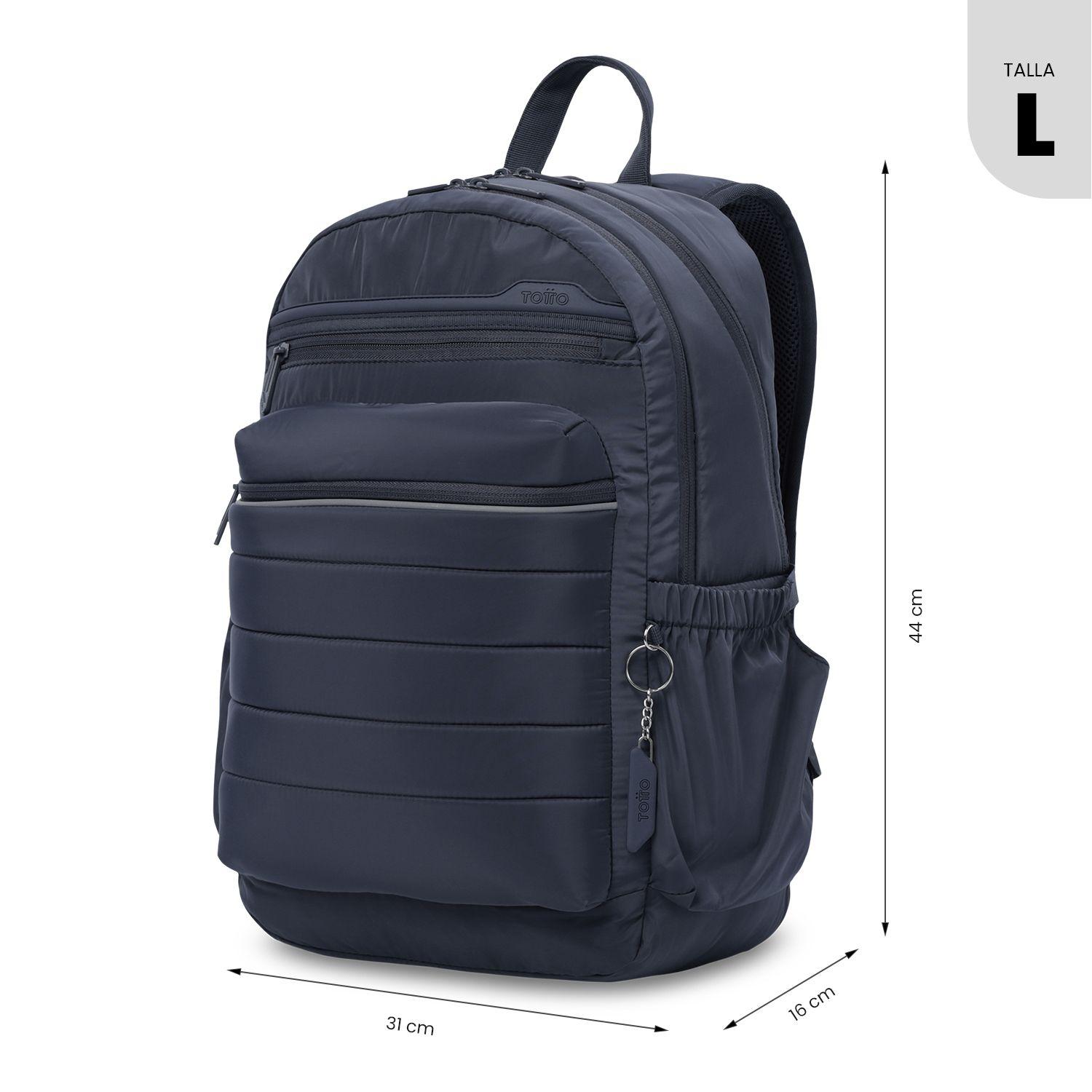 Mochila Universitaria Notebook 14" Plaine 2.0 Azul Unisex Totto-2