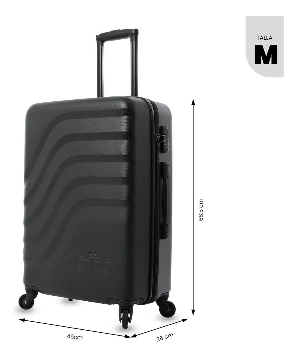 Maleta De Viaje Mediana 360 Bazy Negra-2