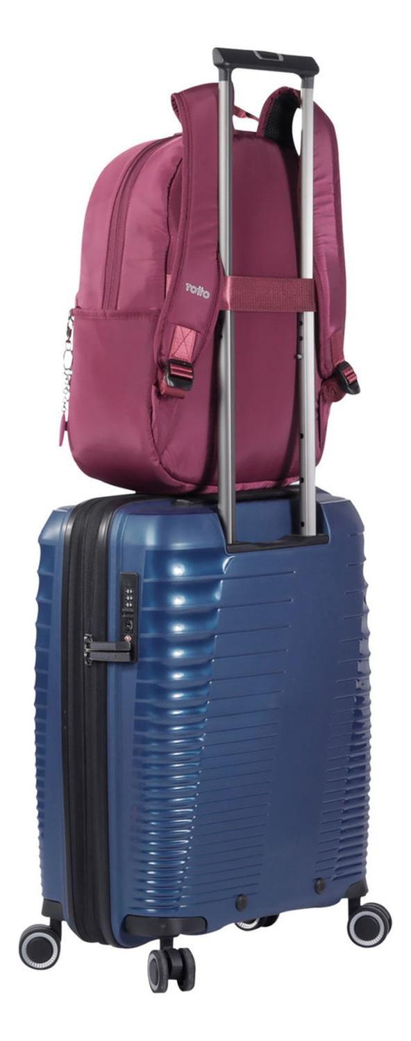 Mochila Mujer Totto Arlet Rosado Deco Rose-7