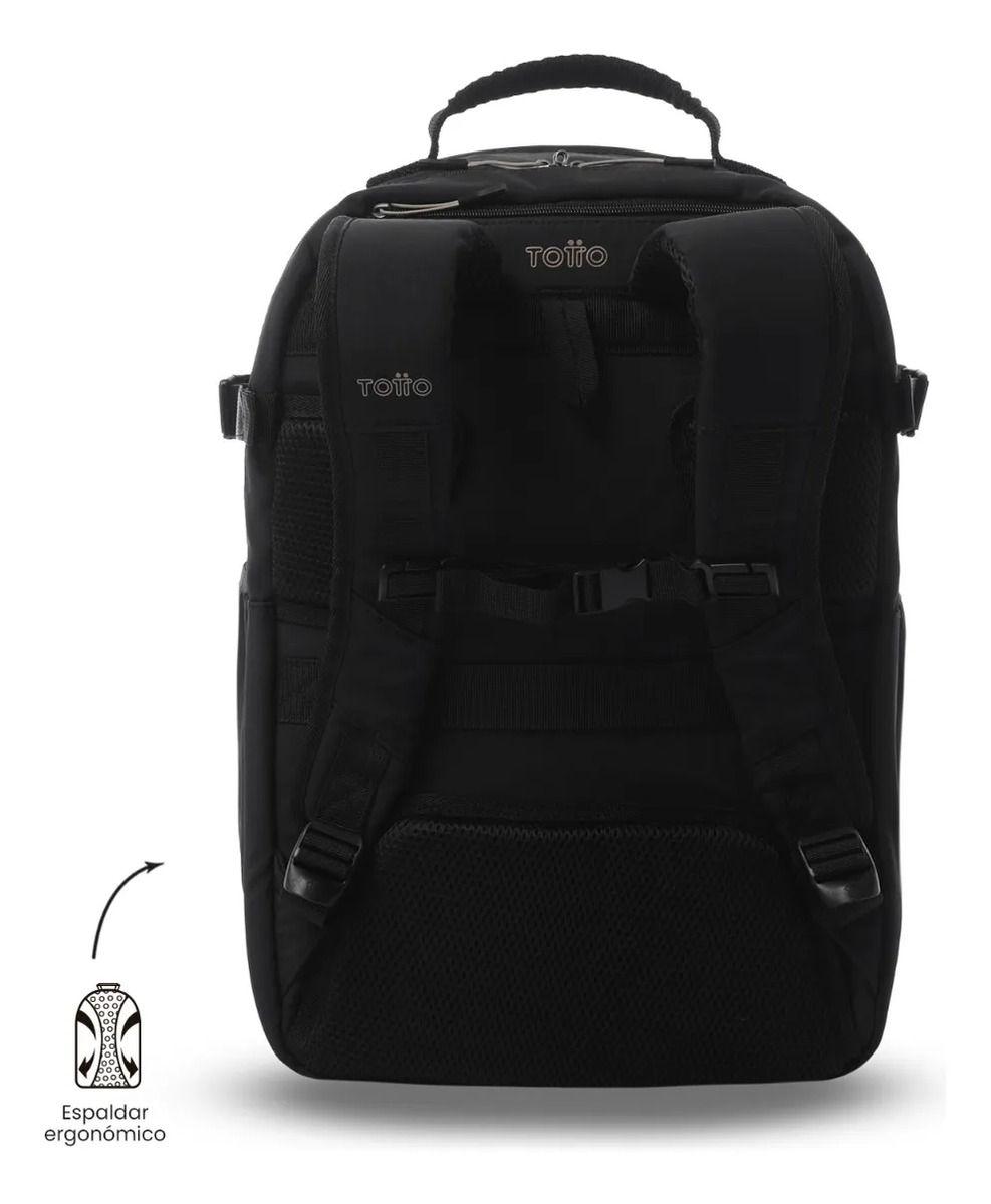 Mochila Universitario  Spa Porta Pc 15.4  Negro-3