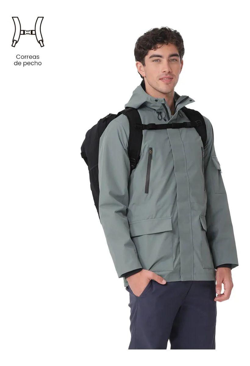 Mochila Universitario  Spa Porta Pc 15.4  Negro-4