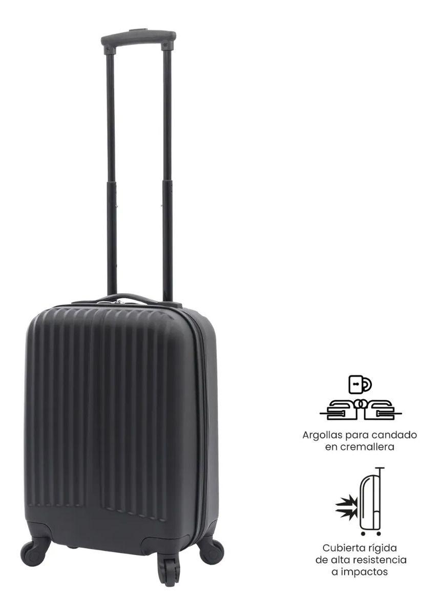 Maleta De Cabina 360 Rocka By Totto S1 10 Kilos Negra-4