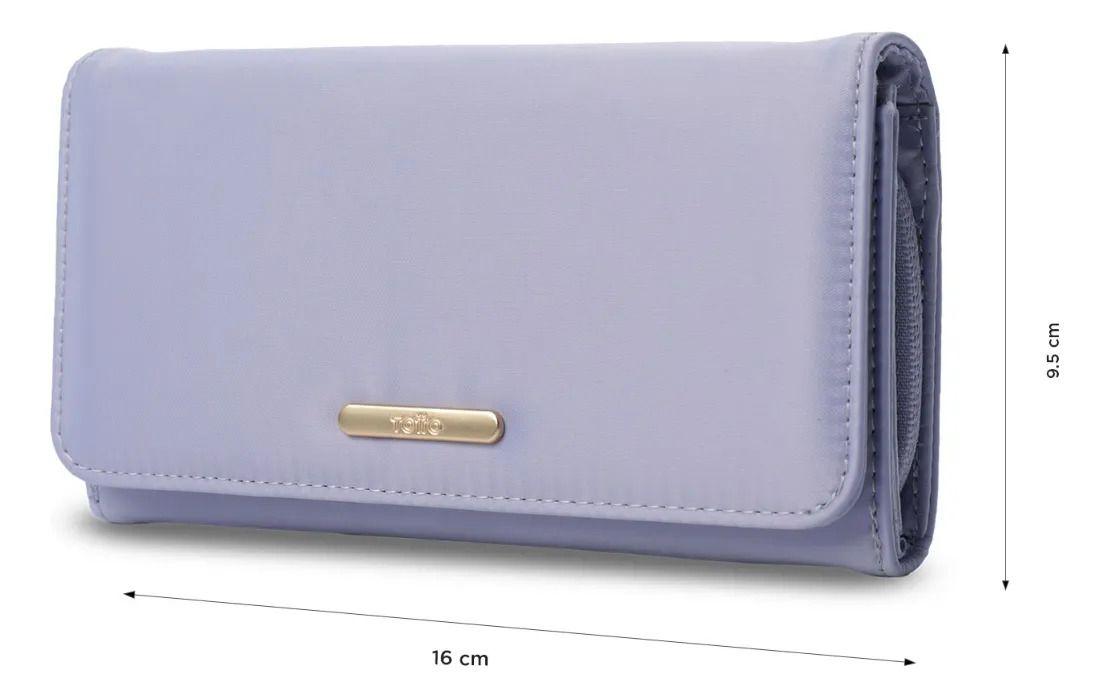 Billetera Mujer Bel Grande Con Rfid Blocker Morada-1