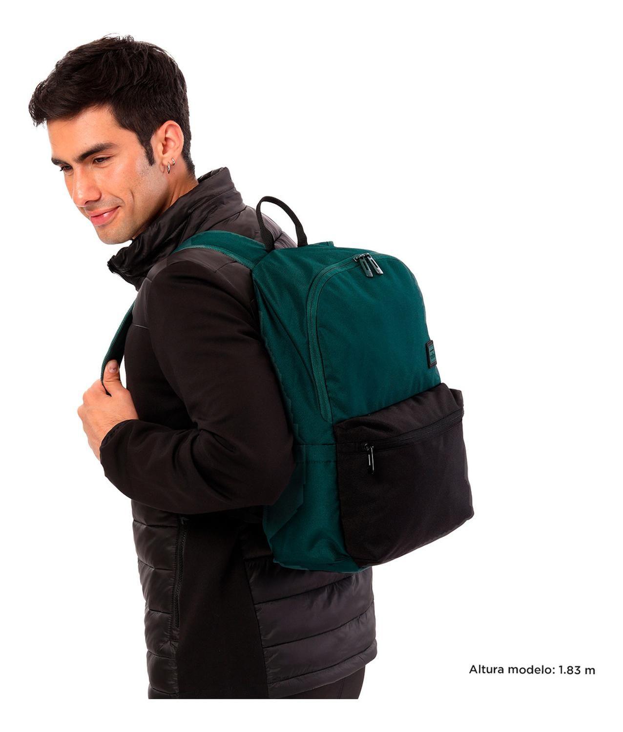 Mochila Hombre Totto Dragonar Verde/negro-1