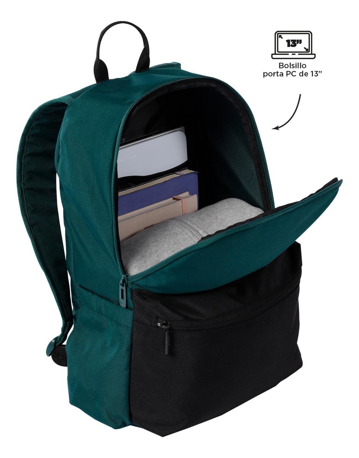 Mochila Hombre Totto Dragonar Verde/negro-4