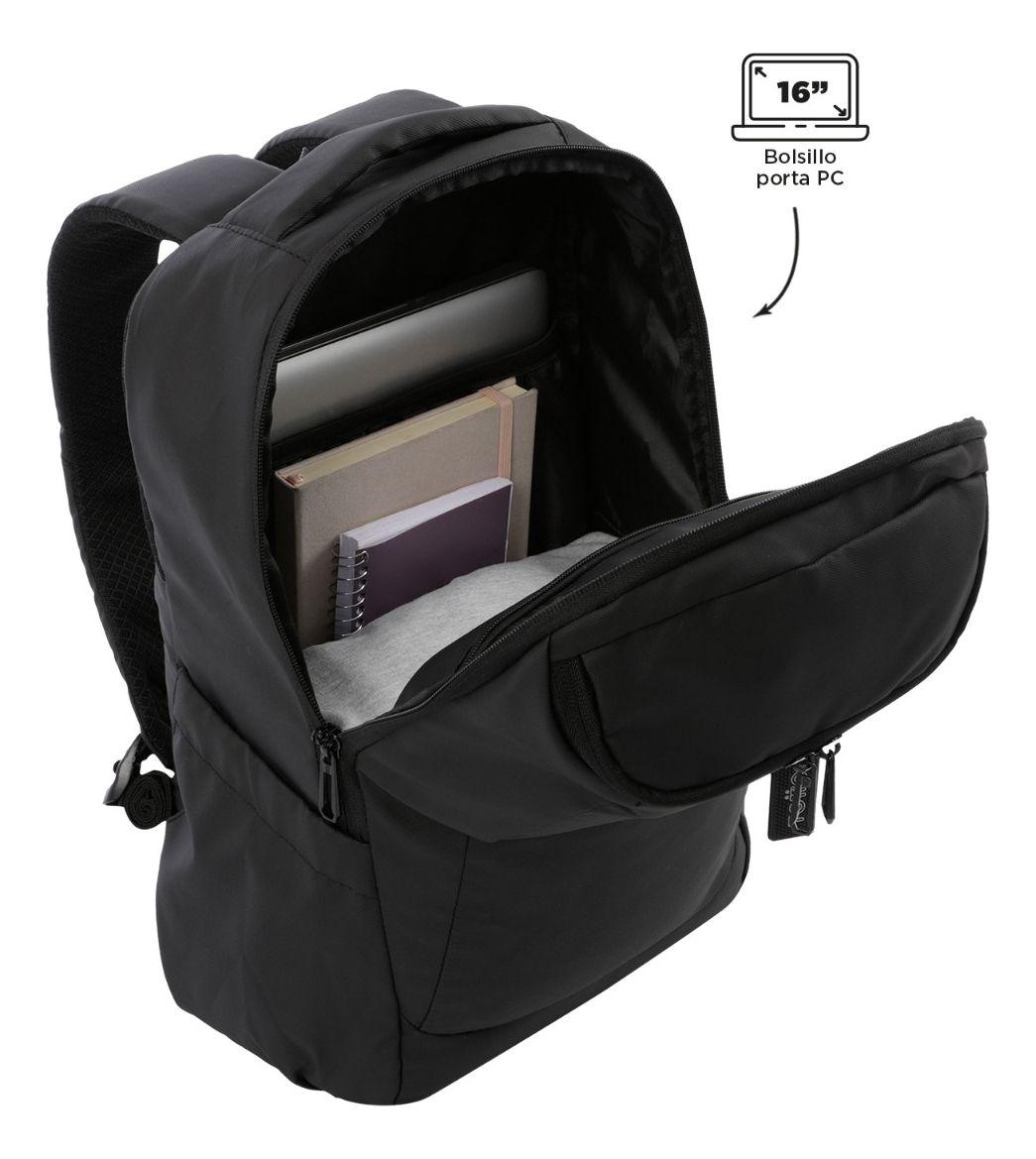 Mochila Urbana Totto Classic Storm Para Notebook 16"-4