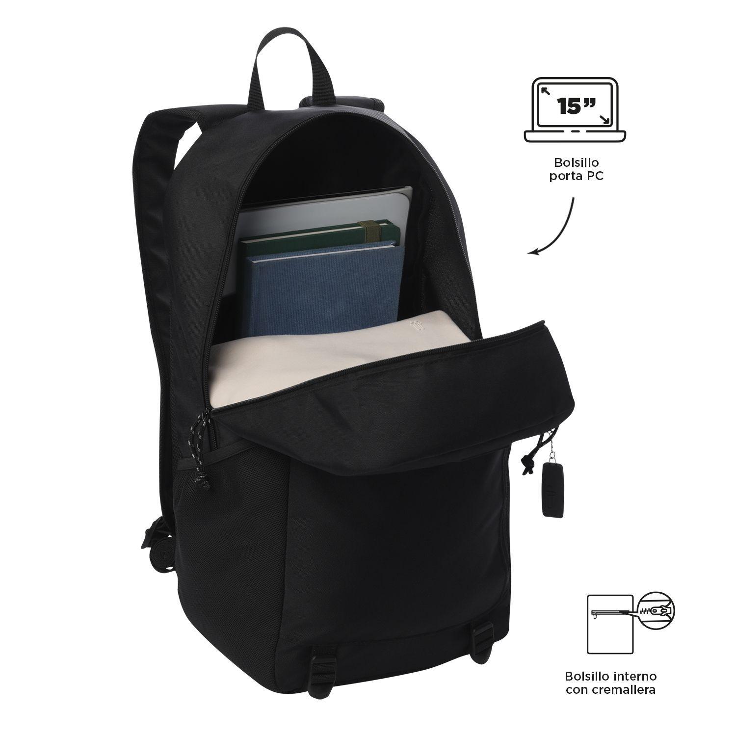 Mochila Rambo Totto de gran capacidad 24 L con compartimento para laptop de 15-4