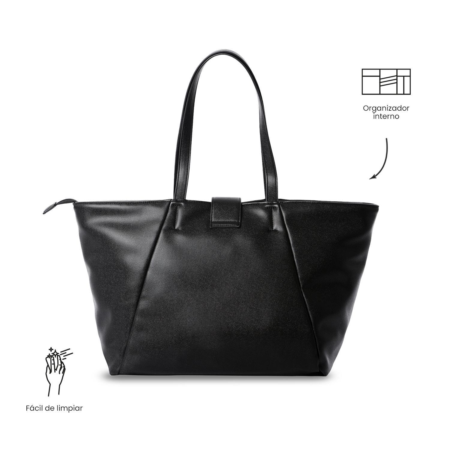 Tote Bag para Mujer Soul Grande Negro-3