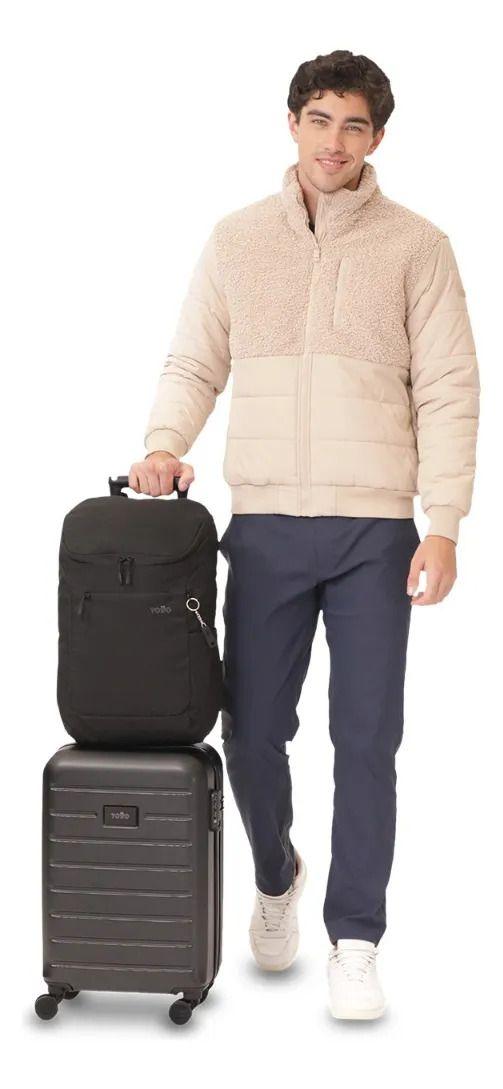 Mochila Ejecutiva Porta Pc  Rap Negro Hombre-6