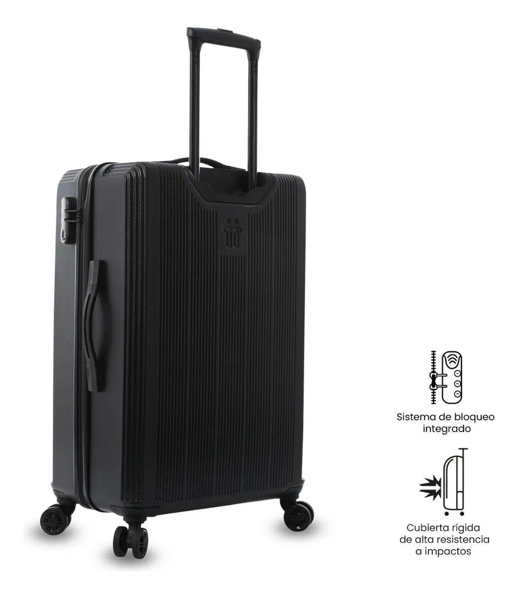 Maleta De Viaje Mediana 360 Sko Negra-4