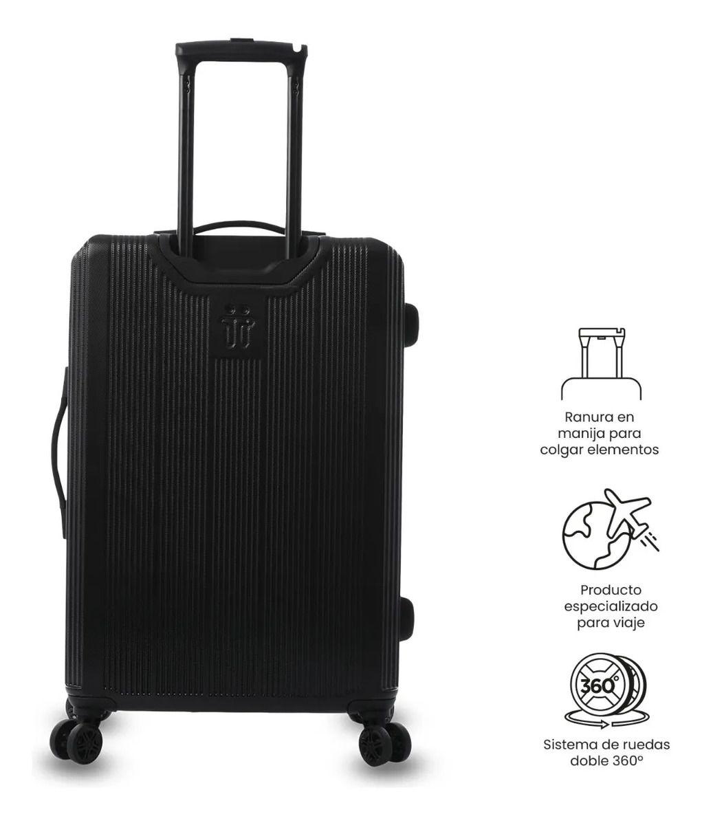 Maleta De Viaje Mediana 360 Sko Negra-5