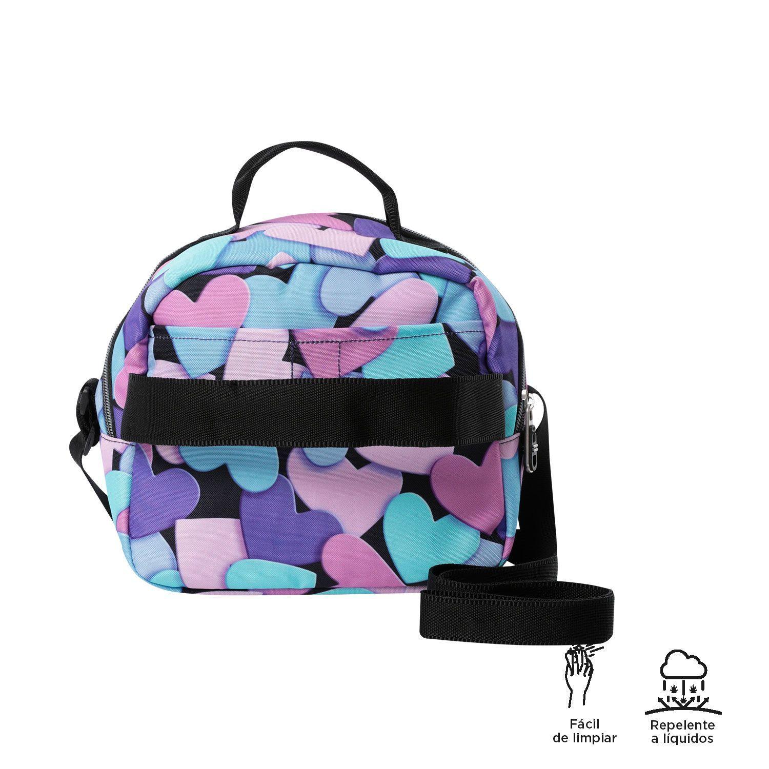 Lonchera Escolar Térmica Borrador Para Niña Azul Totto-4