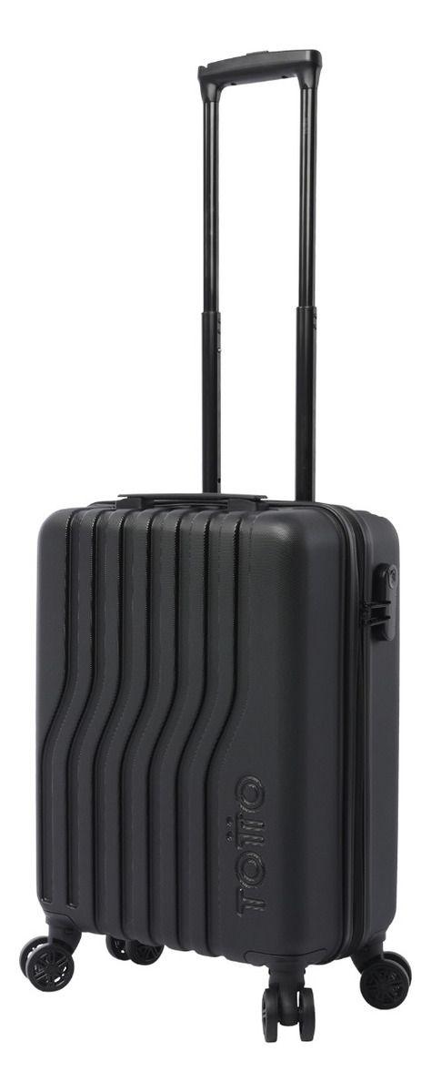 Maleta de Cabina Totto Nomad Negra Ruedas 360° Compacta y Versátil-1