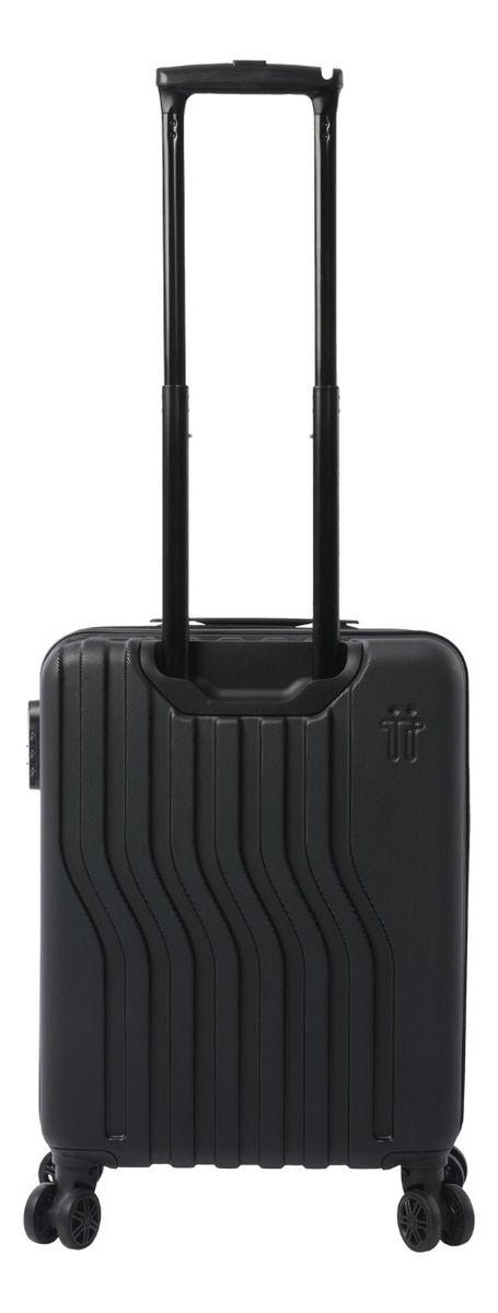 Maleta de Cabina Totto Nomad Negra Ruedas 360° Compacta y Versátil-2