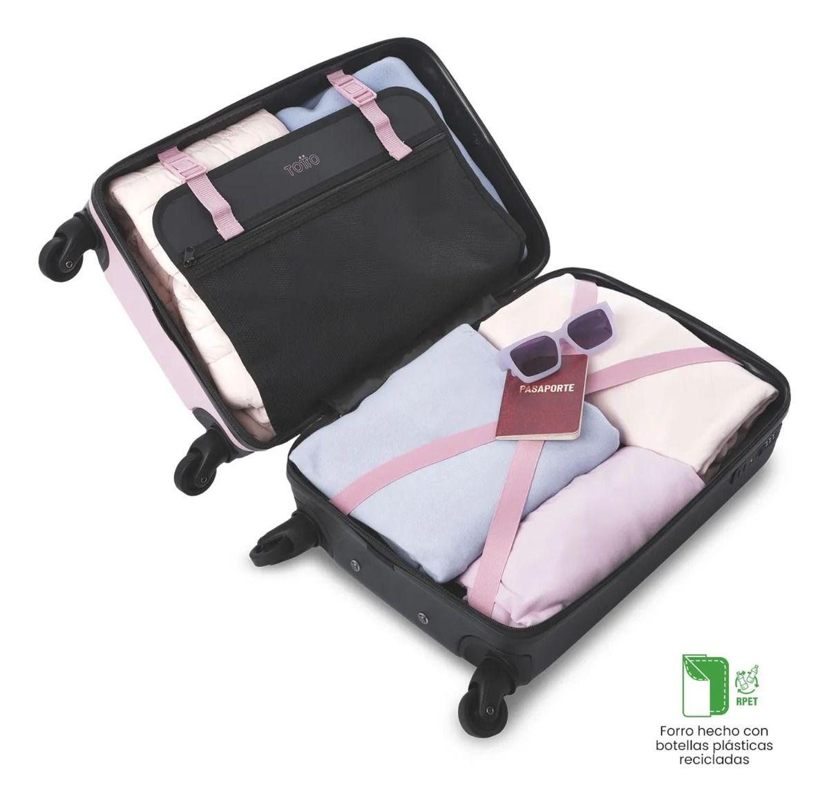 Maleta De Cabina 360 Bazy+ S1 10 Kilos Rosada-3