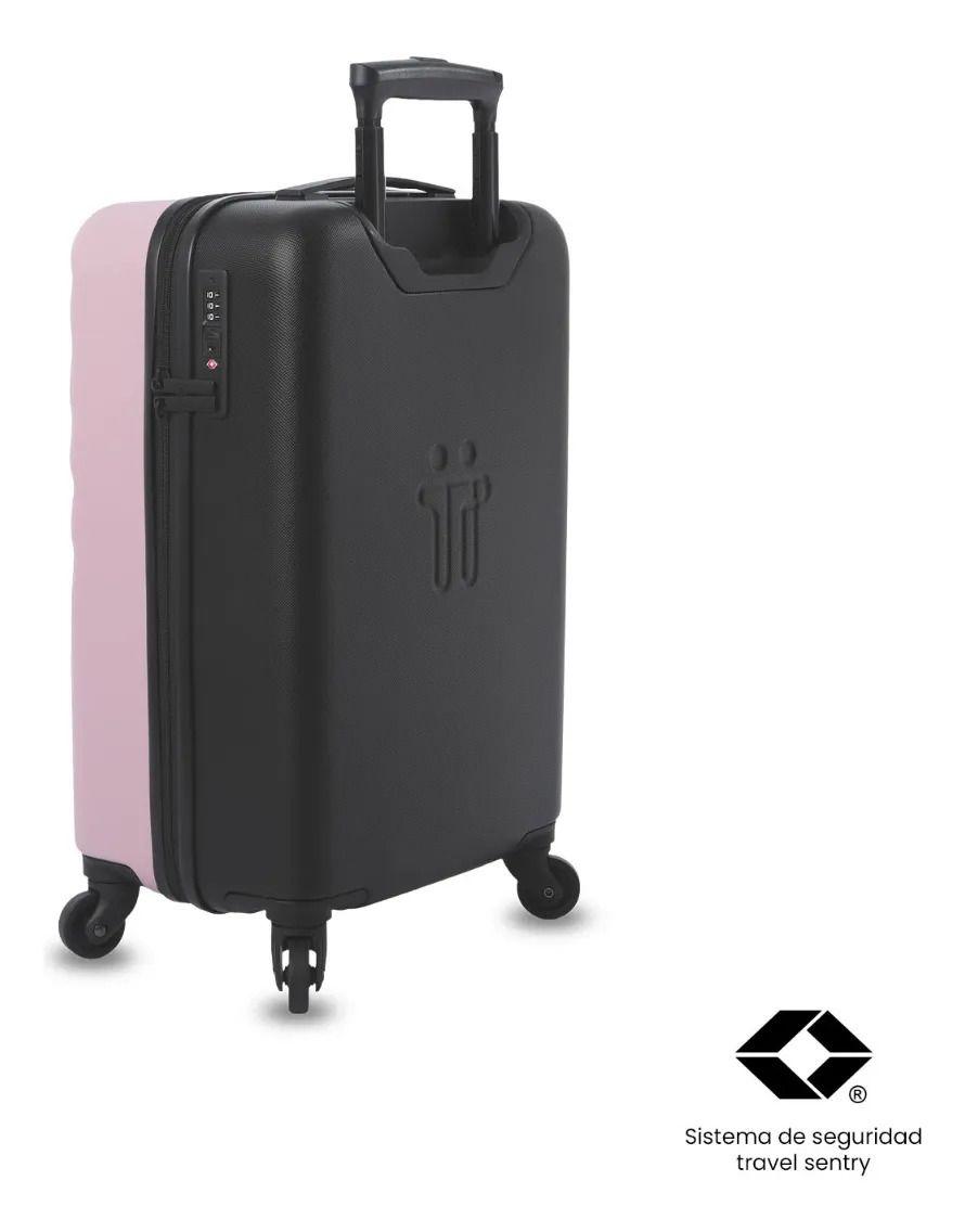 Maleta De Cabina 360 Bazy+ S1 10 Kilos Rosada-4