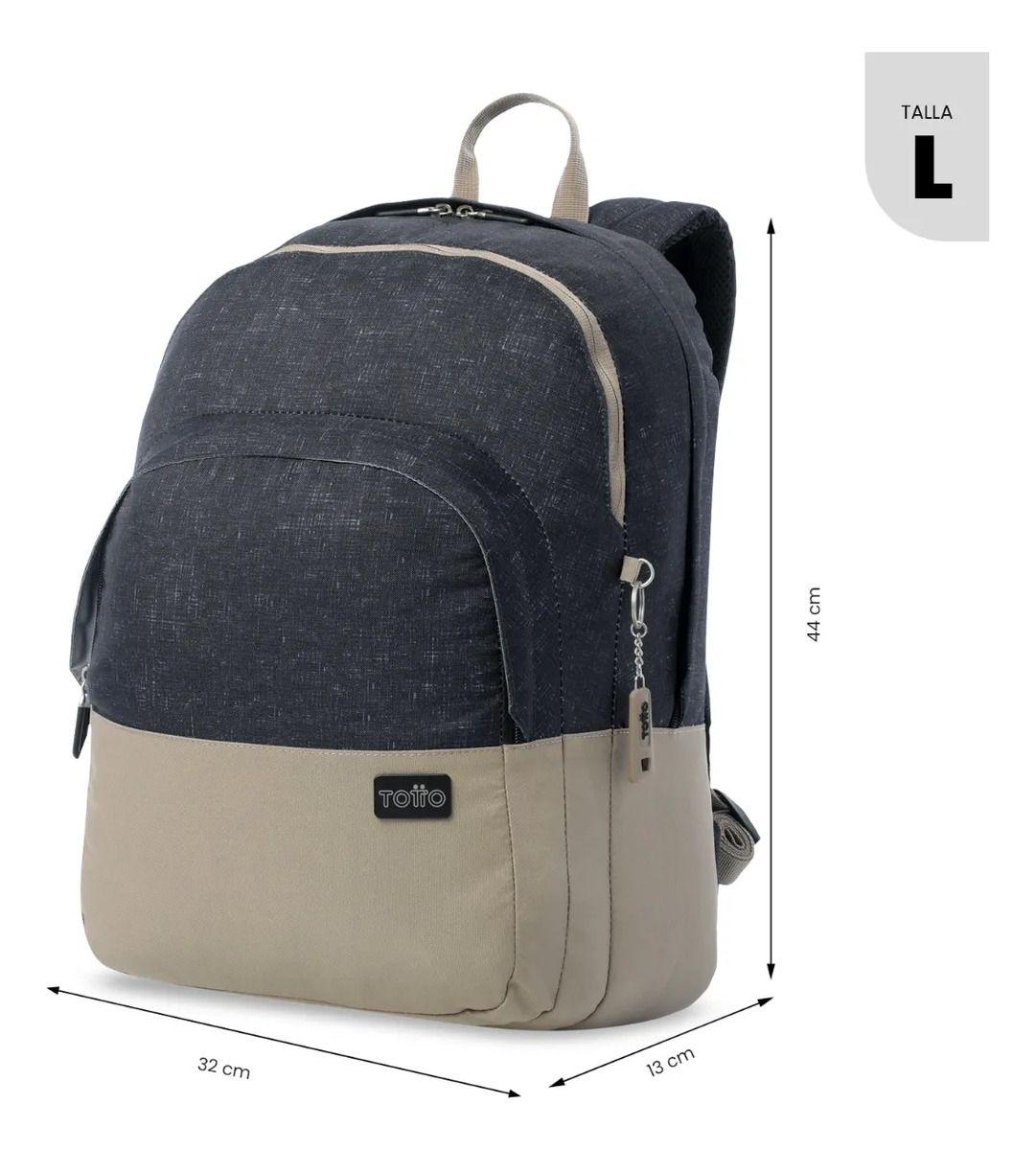 Mochila Universitario  Toluca 2.0 Porta Pc 16  Negro-2