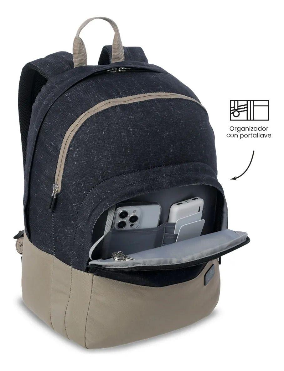 Mochila Universitario  Toluca 2.0 Porta Pc 16  Negro-5