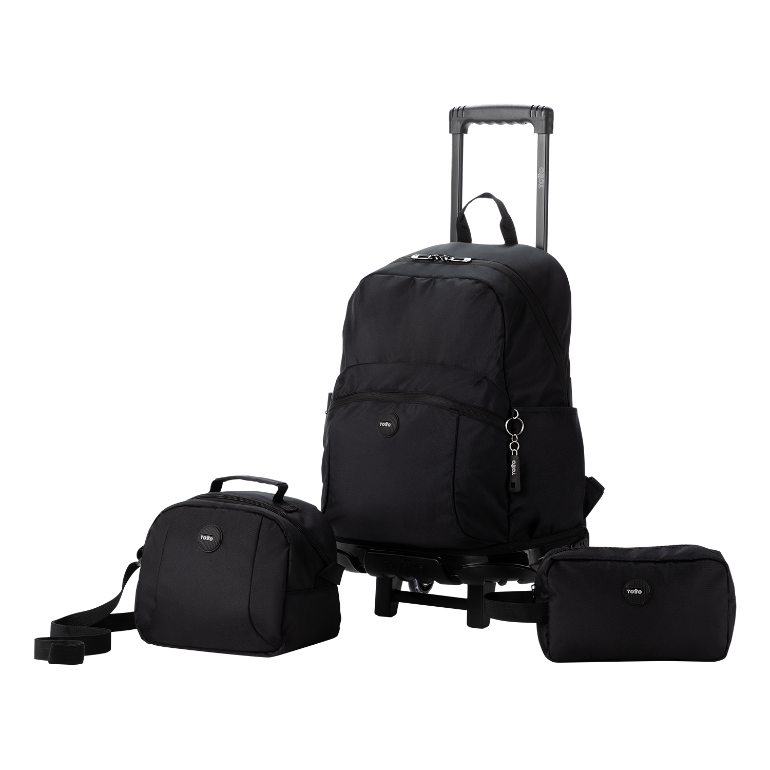 Kit Escolar Totto: Mochila + Estuche + Lonchera Resistente-0