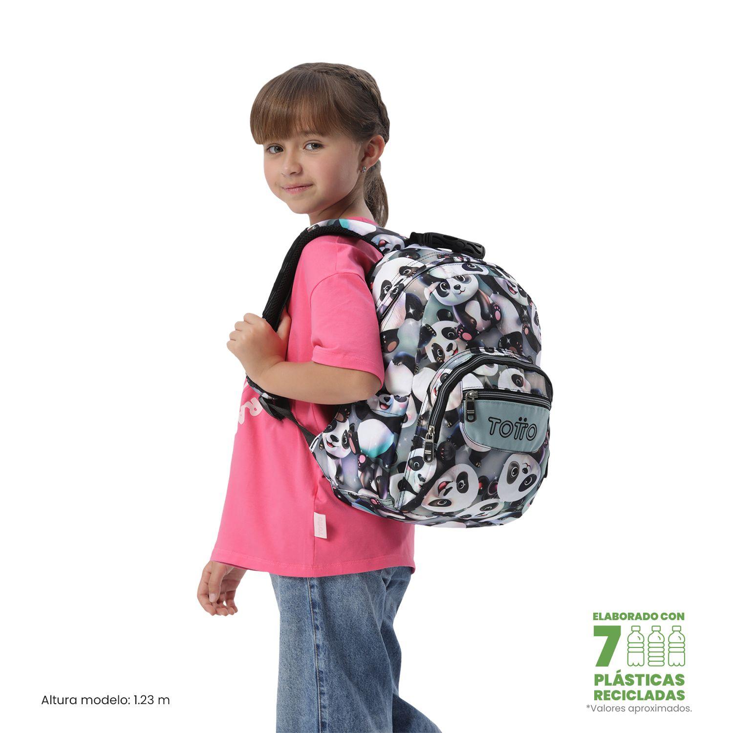 Mochila Escolar Juvenil Porta Tablet 10" Tempera Gris-1