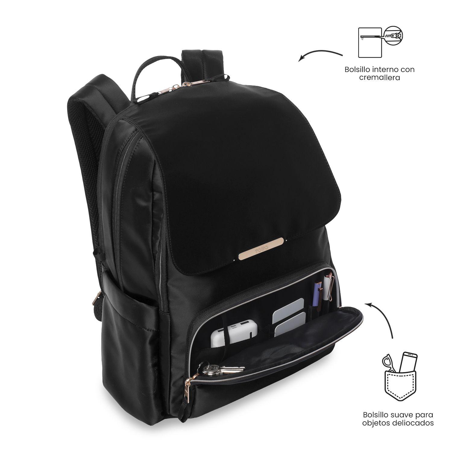 Mochila Ejecutivo Porta PC 16" Bel 2.0 Negro Mujer-5
