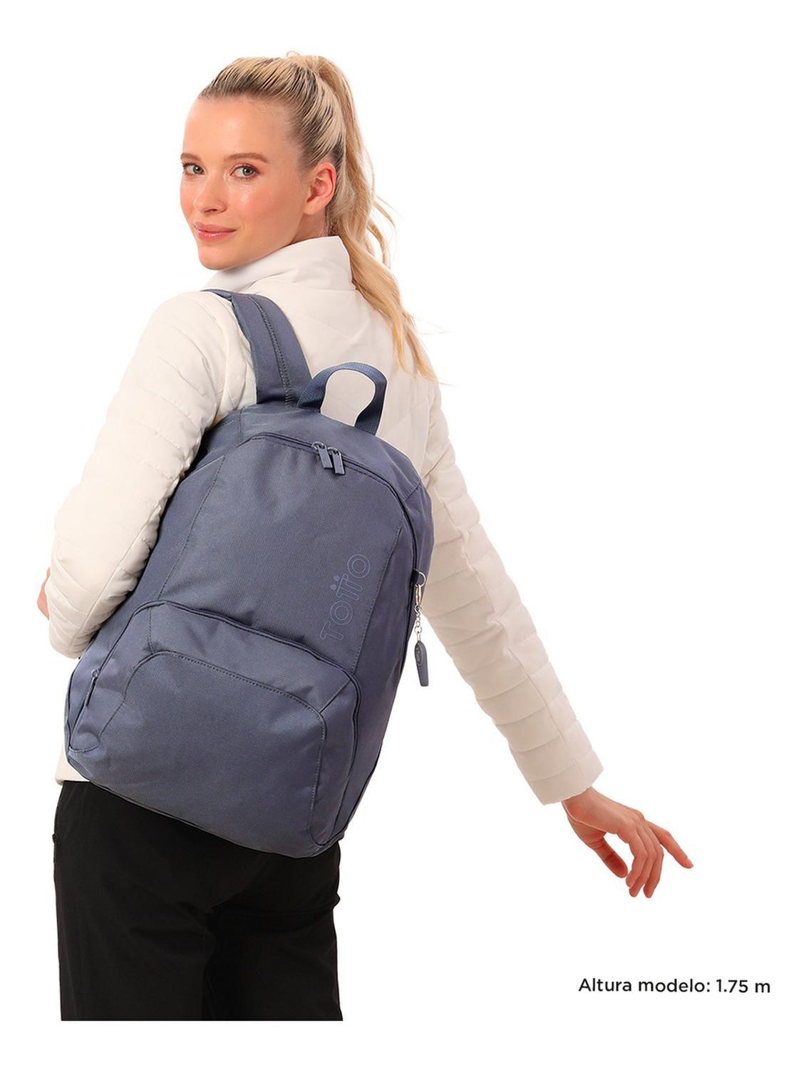 Mochila Mujer Totto Ometto Gris Folkstone Gray-1