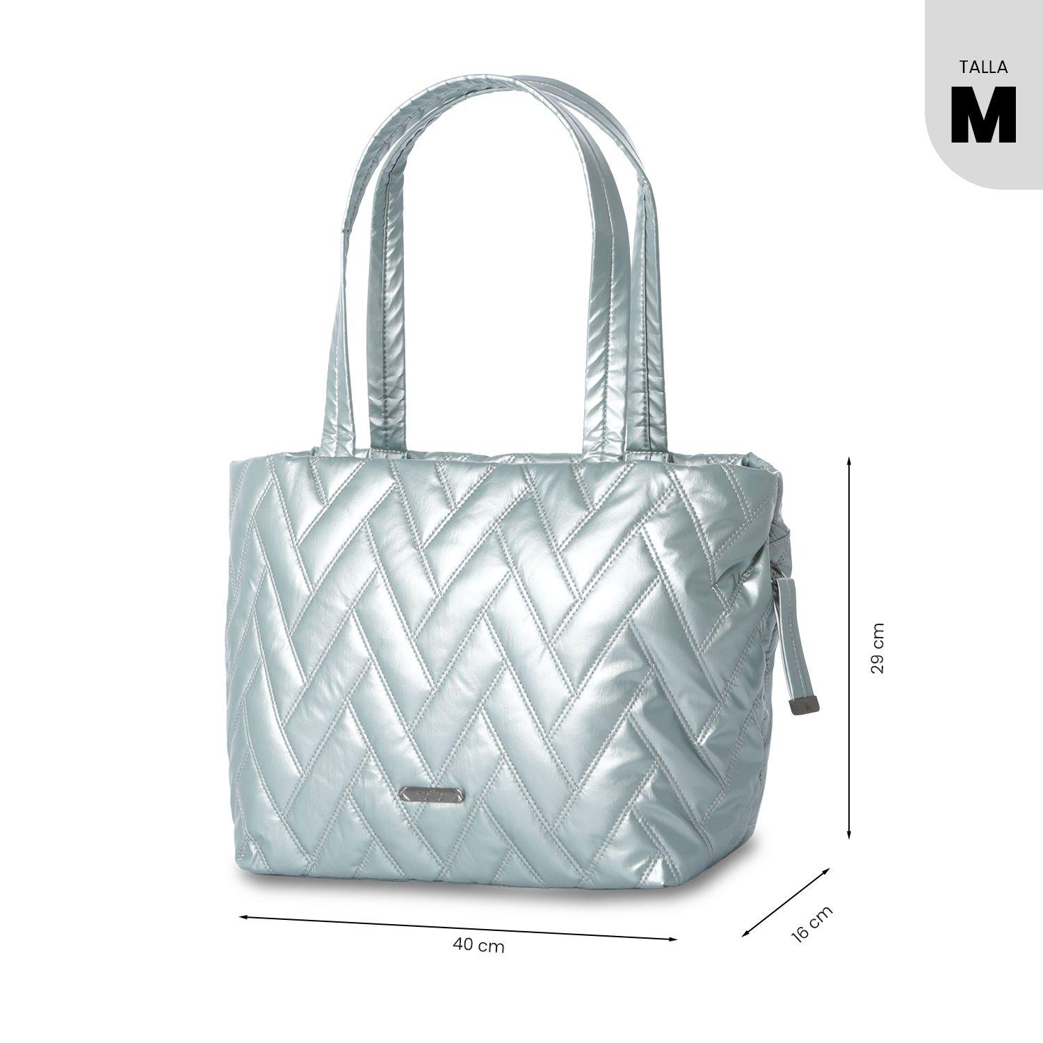 Shopping Bag Mediano para Mujer Savanha Verde-2