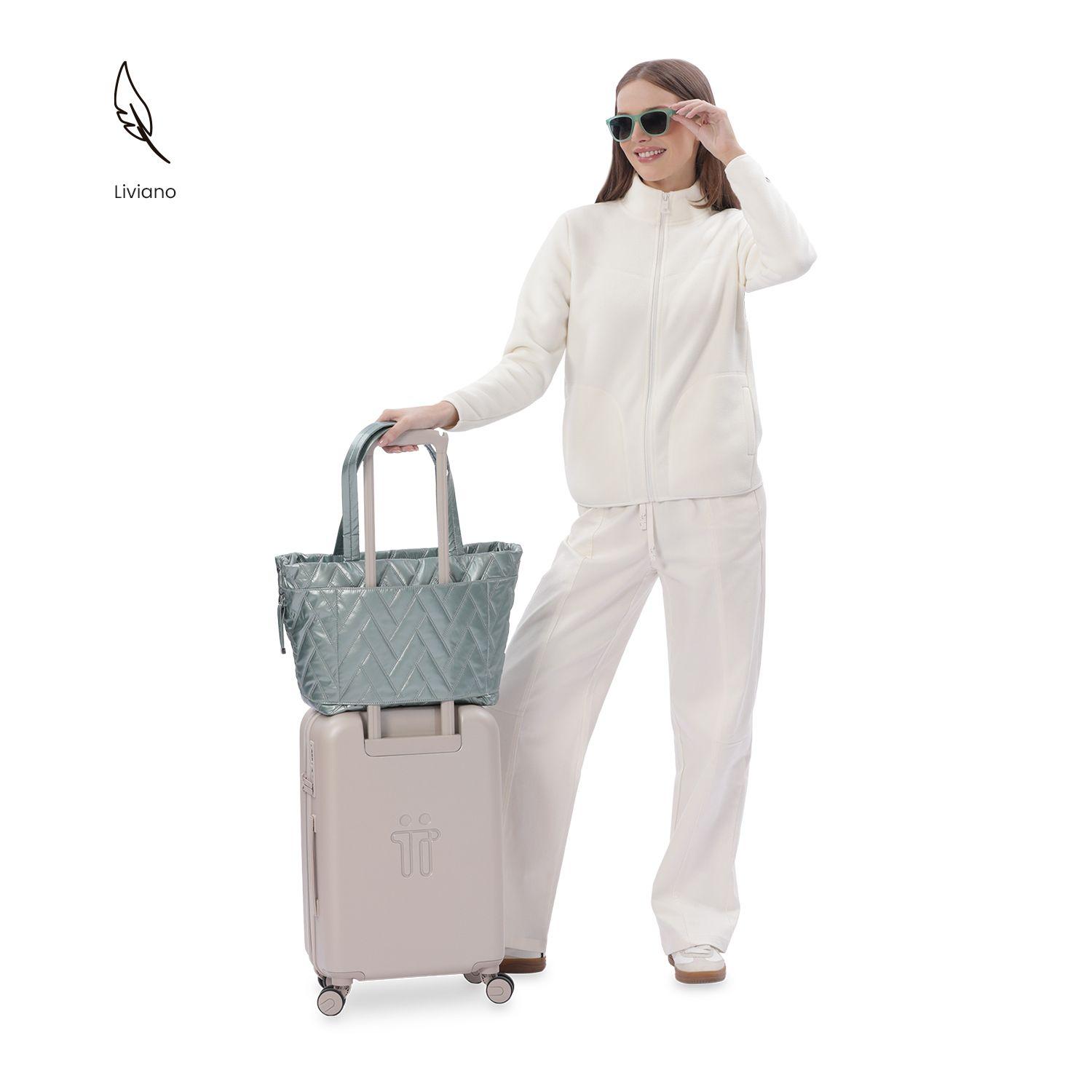 Shopping Bag Mediano para Mujer Savanha Verde-6