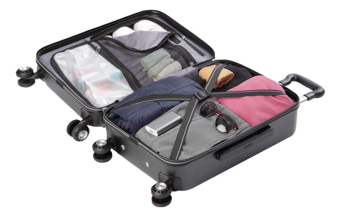 Totto Maleta Cabina Rigida USB Carry On 8 Ruedas 360 TAZ001 -4