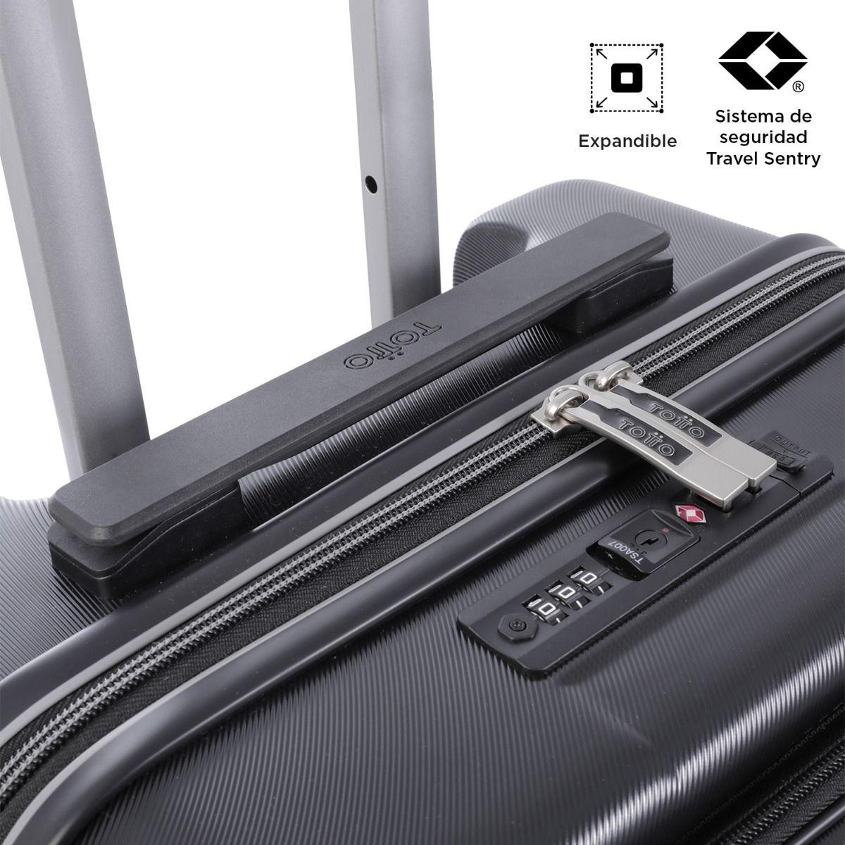 Totto Maleta Cabina Rigida USB Carry On 8 Ruedas 360 TAZ001 -7